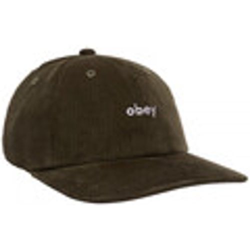 Cappellino Lowercase corduroy 6 panel str - Obey - Modalova