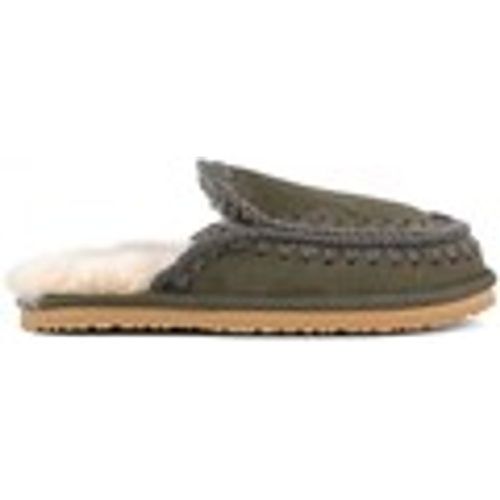 Sneakers Slipper Full Eskimo Stitch Oliva - Mou - Modalova