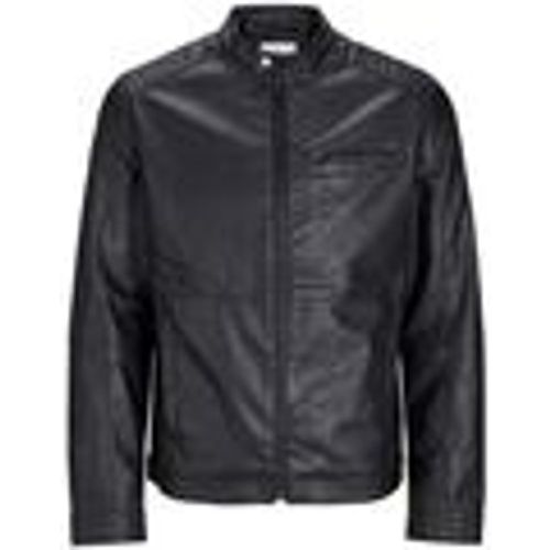 Giacche 12261196 DYLAN PU BIKER JACKET-BLACK - jack & jones - Modalova