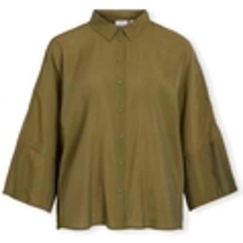 Camicetta Aspyn 3/4 Loose Shirt - Capulet Olive - Vila - Modalova