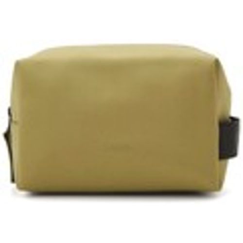 Borsa Pochette Wash Bag Small W3 Khaki - Rains - Modalova