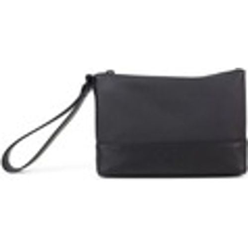 Borsa Shopping Pochette nera con mini logo per uomo - Calvin Klein Jeans - Modalova