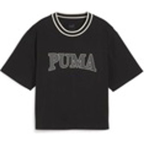 T-shirt TSHIRT SQUAD GRAPHIC TEE BLACK - Puma - Modalova