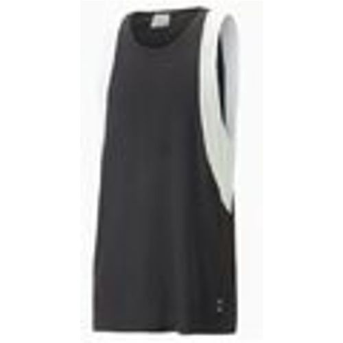 T-shirt senza maniche CANOTTA BASKET THE EXCELLENCE TANK BLACK WHITE - Puma - Modalova