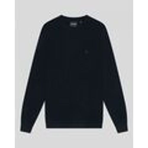 Maglione KN2124V TONAL LAMBSWOOL CREW-Z271 DARK NAVY - Lyle & Scott - Modalova