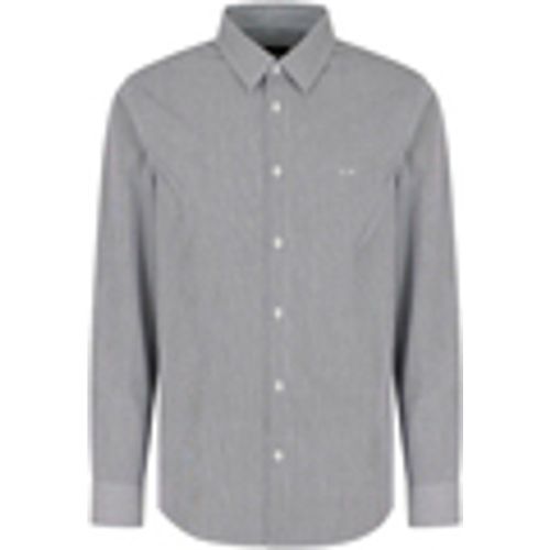 Camicia a maniche lunghe CAMICIA MICRO RIGA MANICA LUNGA - EAX - Modalova