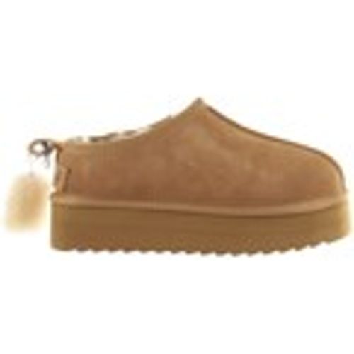 Pantofole Sabot platform in camoscio - Colors of California - Modalova