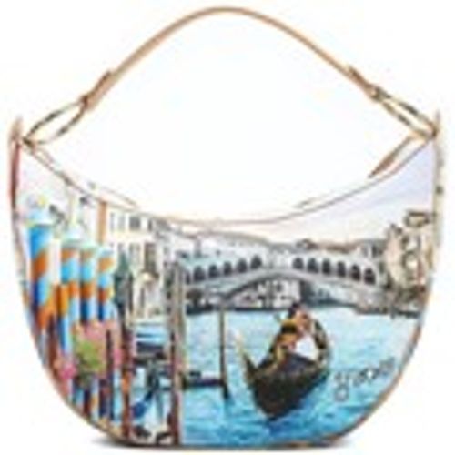 Borsa a tracolla Ynot? Borsa Tracolla Mezzaluna Yes Bag Stampa Città - Y Not? - Modalova