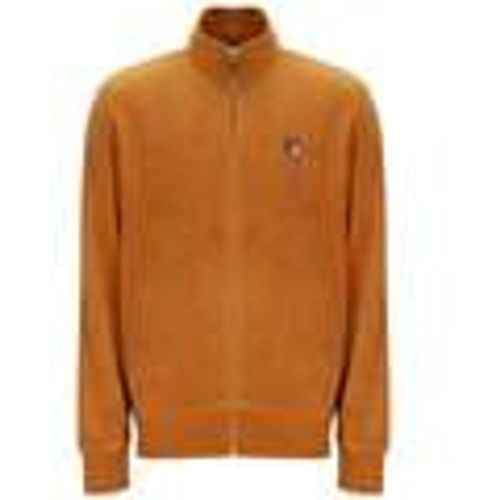 Felpa Nero Velour Track Top Jacket Pumpkin Spice - Fila - Modalova