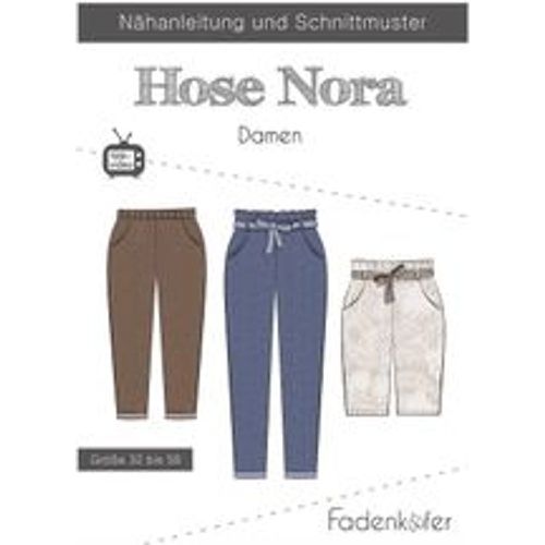 Schnitt "Hose Nora" für Damen - Fadenkäfer - Modalova