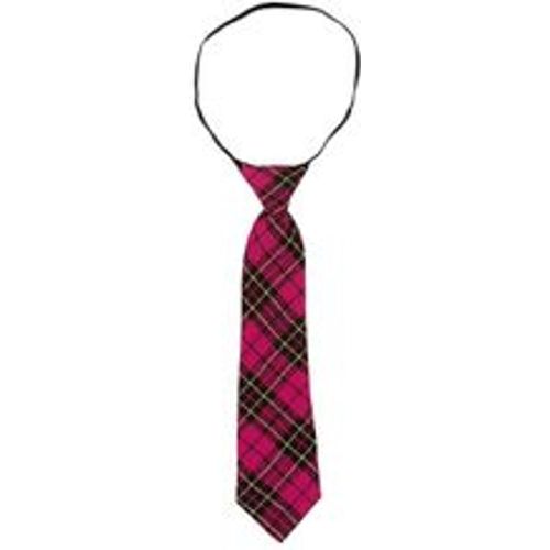 Krawatte "Karo", pink/schwarz - buttinette - Modalova