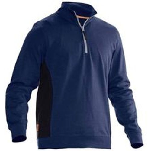 J5401-blau/-XS Sweatshirt mit Kragen 1/2 zip Kleider-Größe: XS - Jobman - Modalova