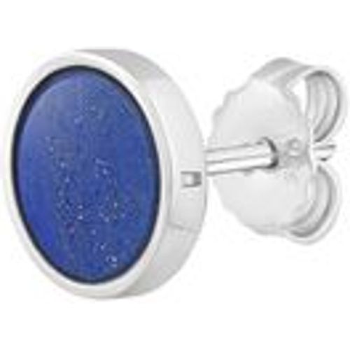 Single-Ohrstecker 925/- Sterling Silber Lapislazuli blau 0,9cm Glänzend - CAI - Modalova