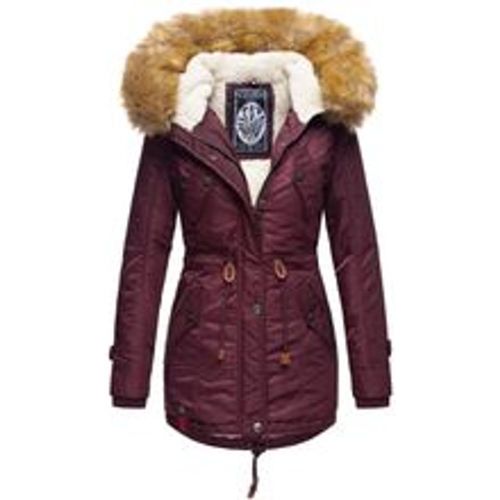 Damen Hochwertiger Wintermantel Winterparka mit großem Kunstfell La Viva - Navahoo - Modalova