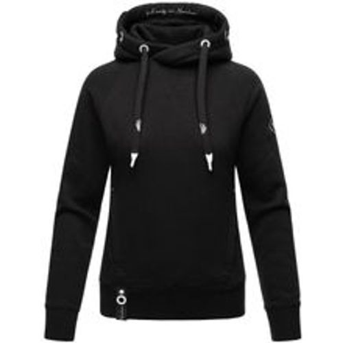 Damen Kapuzensweatshirt Hoodie mit Kapuze & Breiten Tunnelzugkordeln Liebesmäuschen - Navahoo - Modalova