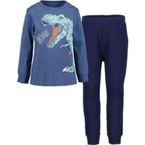 Schlafanzug lang ROAR in jeansblau, Gr.92 - BLUE SEVEN - Modalova