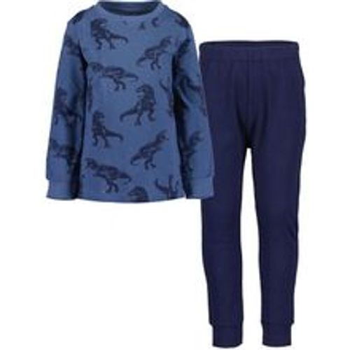 Schlafanzug lang T-REX AOP in jeansblau, Gr.98 - BLUE SEVEN - Modalova