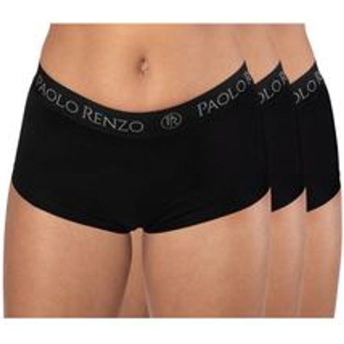 Paolo Renzo® Damen Baumwoll Panty SPORT LINE 6 Paar - Größe XL - Schwarz - Fashion24 DE - Modalova