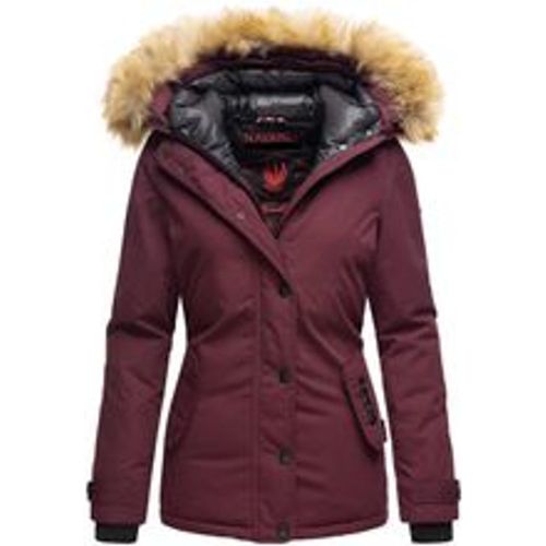 Damen Warmer Winterjacke Parka mit Kunstfell-Kapuze Laura - Navahoo - Modalova