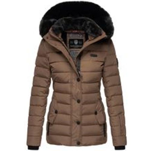 Damen Warme Steppjacke Winterjacke mit weicher Kunstfell-Kapuze Milianaa - Navahoo - Modalova