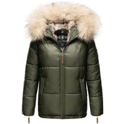 Damen Winterjacke Warm Gefütterte Steppjacke mit Kunstfellkapuze Tikunaa - Navahoo - Modalova