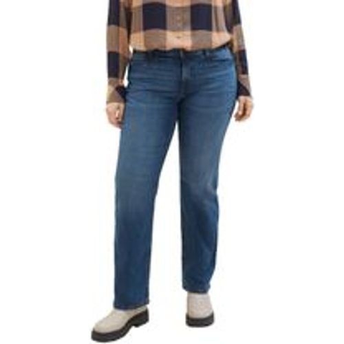 Große Größen: Gerade Jeans mit Shaping-Funktion, blue Denim, Gr.44 - Tom Tailor - Modalova