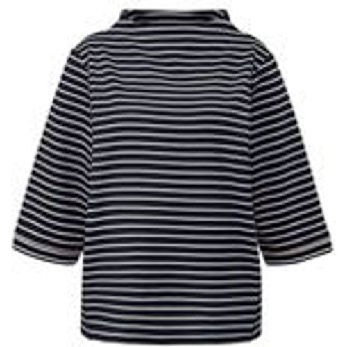 Große Größen: Gestreiftes Sweatshirt mit Stehkragen, marine gestreift, Gr.48 - Triangle - Modalova