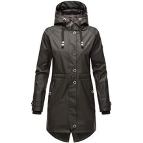 Damen modischer Regen Jacke Outdoor Regenmantel Regenparka Wasserdicht Gefüttert Rainy Flower - Navahoo - Modalova