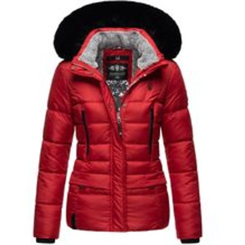 Damen Winterjacke Steppjacke mit Teddyfell & Kunstpelz Kapuze Loveleen - Navahoo - Modalova