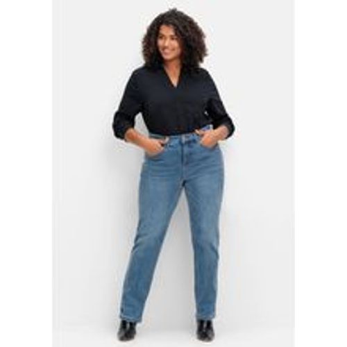 Große Größen: Gerade Stretch-Jeans mit Bodyforming-Effekt, blue Denim, Gr.88 - sheego - Modalova