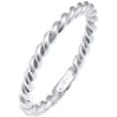 Ring Twisted Gedreht Basic Schlicht 925 Sterling Silber (Farbe: Silber, Größe: 54 mm) - NENALINA - Modalova