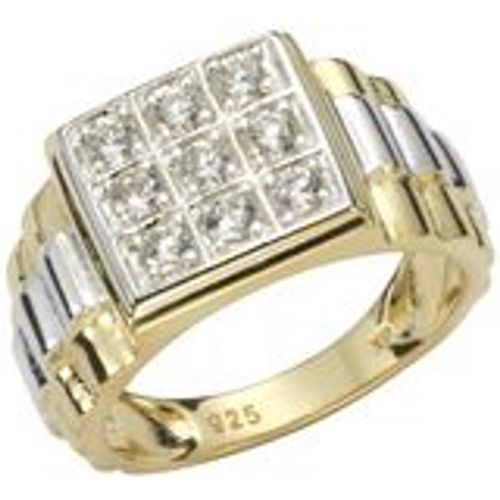 F Ring 925/- Sterling Silber Zirkonia weiß Glänzend (Größe: 023 (71,8)) - Fashion24 DE - Modalova