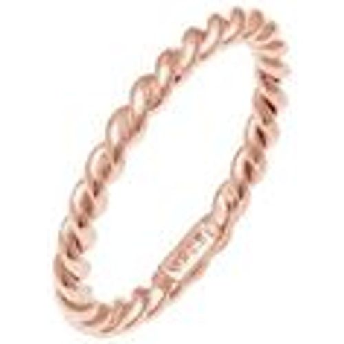 Ring Twisted Gedreht Basic Schlicht 925 Sterling Silber (Farbe: Rosegold, Größe: 52 mm) - NENALINA - Modalova