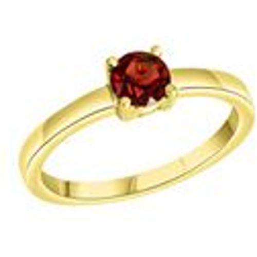 V Ring 925/- Sterling Silber Granat rot Glänzend (Größe: 058 (18,5)) - Fashion24 DE - Modalova