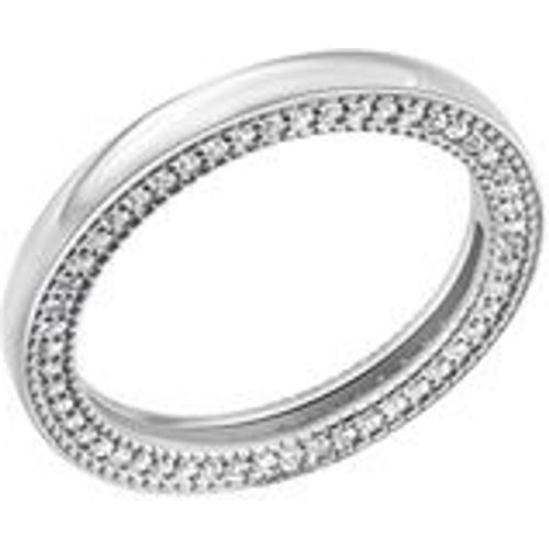 Silber Ring 925/- Sterling Silber Zirkonia weiß Glänzend (Größe: 056 (17,8)) - Celesta - Modalova