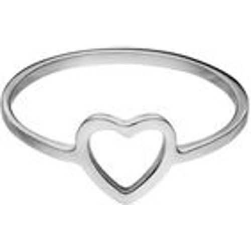 Ring "Heart Ring" Edelstahl (Farbe & Größe: silber, 52) - Paul Valentine - Modalova