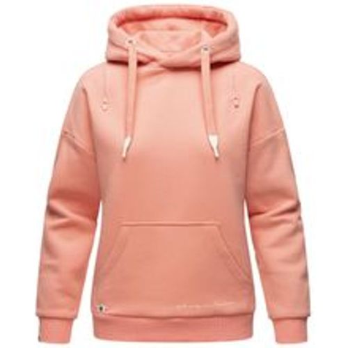 Damen Kuscheliger Kapuzensweatshirt Hoodie mit breiten Tunnelzugkordeln Zuckerbärchen - Navahoo - Modalova