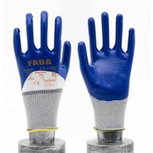 Faba EP-1302 Nitrilbeschichtete Handschuhe 3 / 4 Beschichtung Poleyester Strickhandschuhe Arbeitshandschuhe Sicherheits-Handschuhe EN388 9/L 1 Paar - Fashion24 DE - Modalova