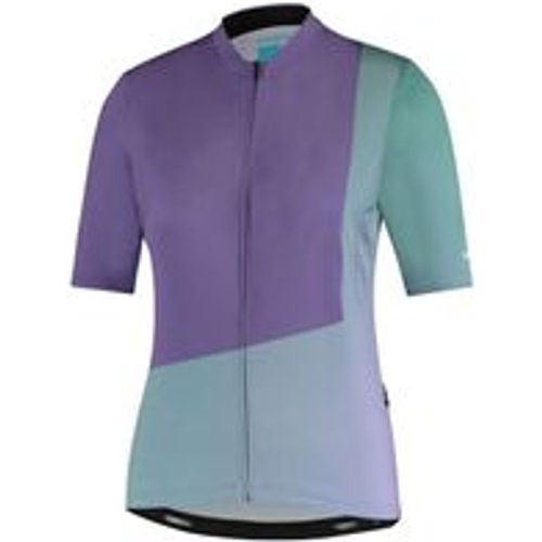 Woman's SUMIRE Short Sleeve Jersey, Purple Green - Shimano - Modalova