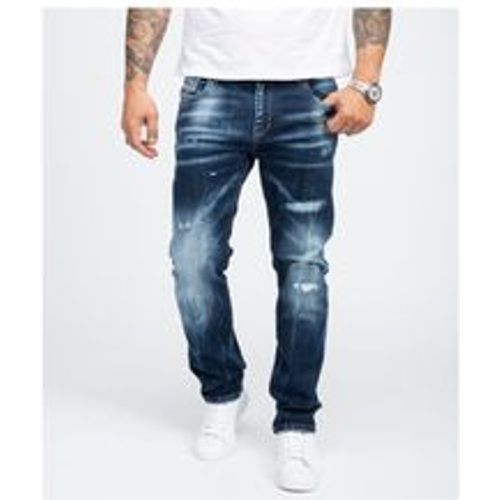 Jeans Regular Fit Used-Look - Rock Creek - Modalova