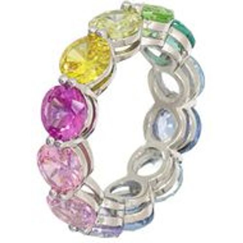 Fashionbox Ring Messing Zirkonia bunt Diamantiert (Größe: 060 (19,1)) - Fashion24 DE - Modalova