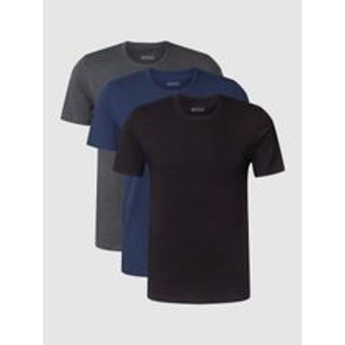 T-Shirt mit Label-Stitching im 3er-Pack Modell 'Classic' - Boss - Modalova