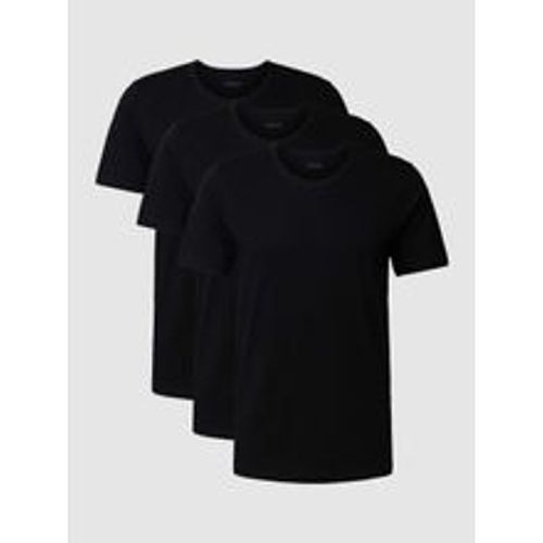 T-Shirt mit Label-Stitching im 3er-Pack Modell 'Classic' - Boss - Modalova