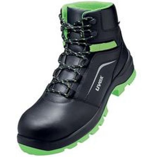 Xenova® Stiefel S2 schwarz, grün Weite 11 Gr. 39 - Schwarz - Uvex - Modalova