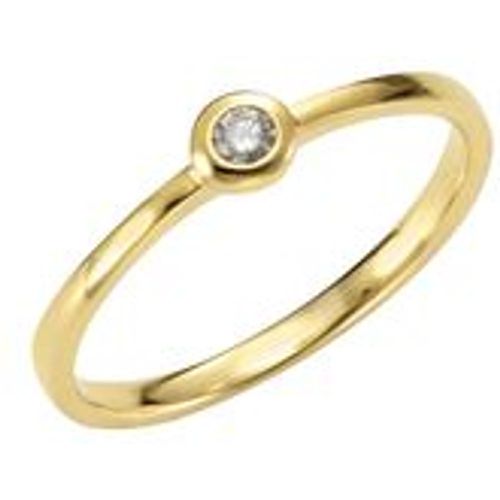 Ring 585/- Gelbgold Brillant - OROLINO - Modalova