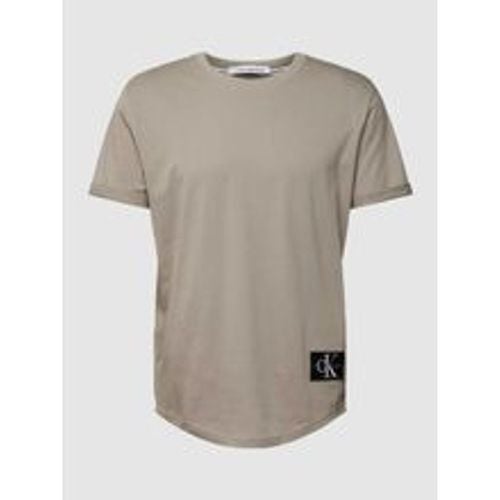 T-Shirt mit Label-Patch - Calvin Klein - Modalova