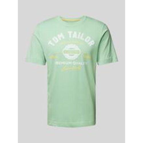 T-Shirt mit Label-Print - Tom Tailor - Modalova