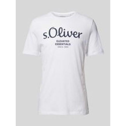 T-Shirt mit Label-Print - s.Oliver RED LABEL - Modalova