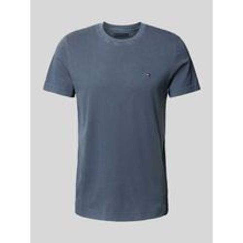 Slim Fit T-Shirt mit Logo-Stitching Modell 'GARMENT' - Tommy Hilfiger - Modalova