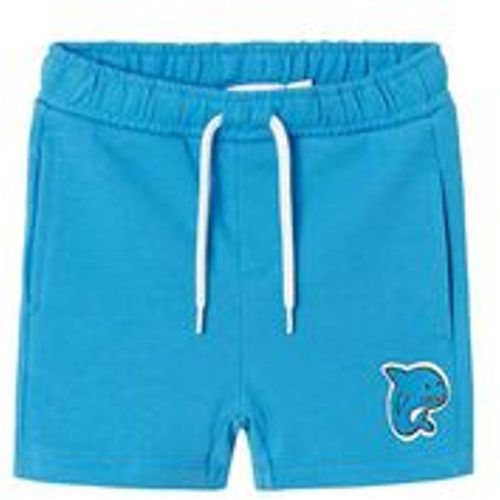 Sweat-Shorts NMMDIKE SHARKY in swedish blue, Gr.98 - name it - Modalova